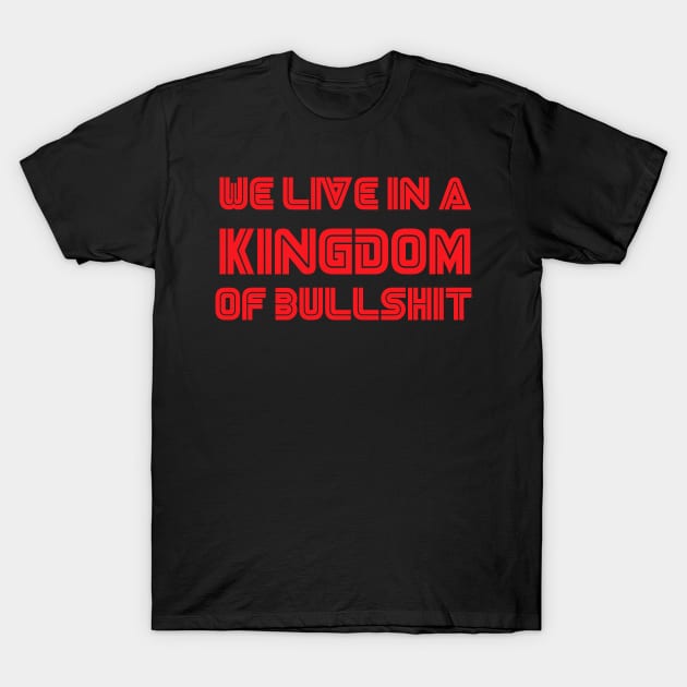 Mr. Robot - We live in a kingdom of bullshit (Big) T-Shirt by SpaceNigiri